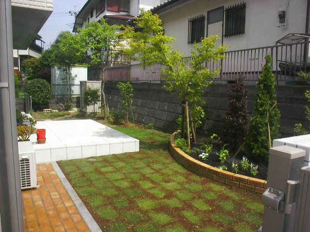 芝貼り施工後 拡大できます